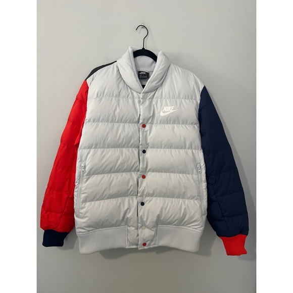 Nike Sportswear Bomber Jacket Men's XL Multicolor Down Fill Puffer 928819-043 - Picture 3 of 17